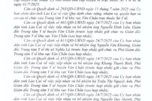 Thông báo về việc thay đổi thông tin đơn vị